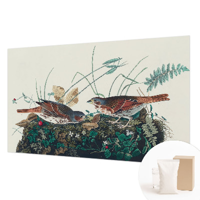 Papier peint panoramique chambre adulte avec le charme de la nature