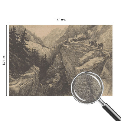 Papier peint panoramique de haute qualité Malebné hory