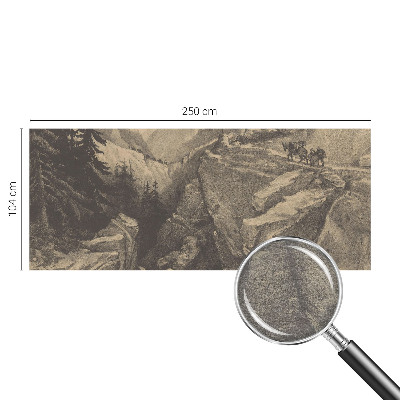 Papier peint panoramique de haute qualité Malebné hory