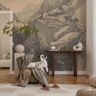 Papier peint panoramique de haute qualité Malebné hory