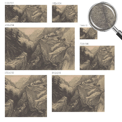 Papier peint panoramique de haute qualité Malebné hory