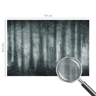 Papier peint photographique sur tissu non tissé Forêt mystérieuse