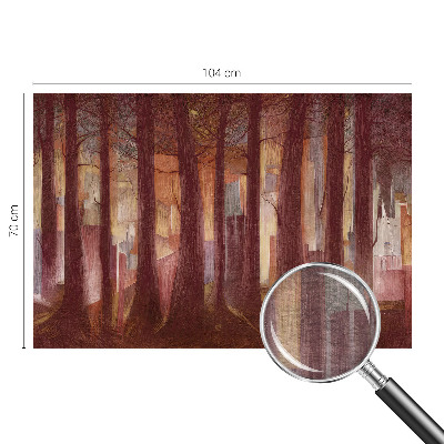 Papier peint photo Tajomná krajina