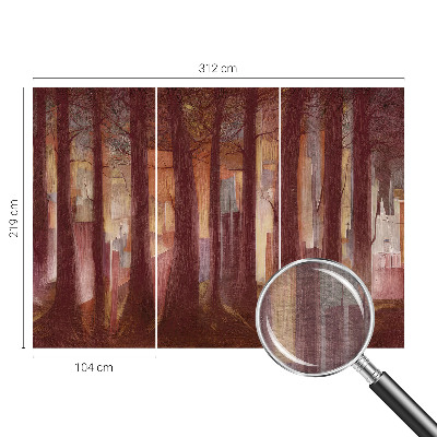 Papier peint photo Tajomná krajina