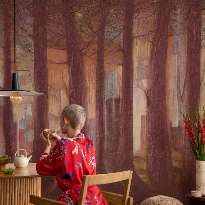 Papier peint photo Tajomná krajina