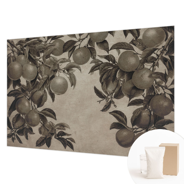 Tapisserie murale avec un motif fruitier
