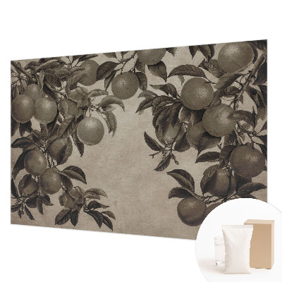 Tapisserie murale avec un motif fruitier