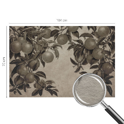 Tapisserie murale avec un motif fruitier