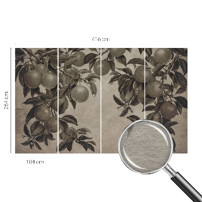 Tapisserie murale avec un motif fruitier