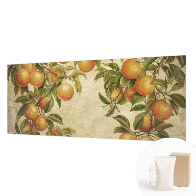 Décoration murale panoramique intissé avec un motif de branches de fruits