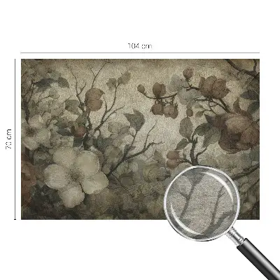 Papier peint intissé beauté florale