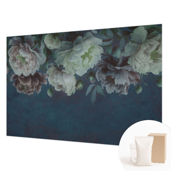 Papier peint panoramique à motif floral élégant