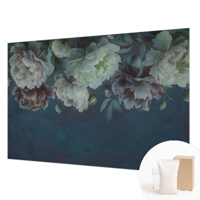 Papier peint panoramique à motif floral élégant