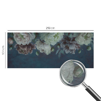 Papier peint panoramique à motif floral élégant