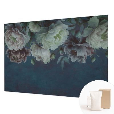 Papier peint panoramique à motif floral élégant