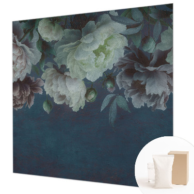 Papier peint panoramique à motif floral élégant