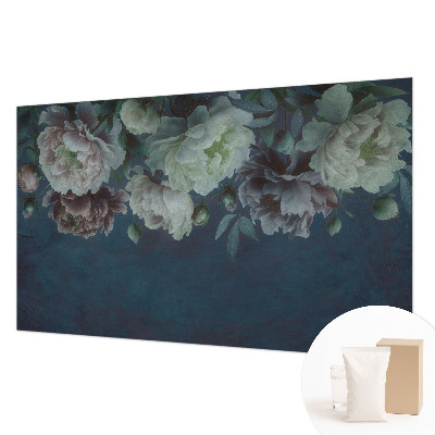 Papier peint panoramique à motif floral élégant