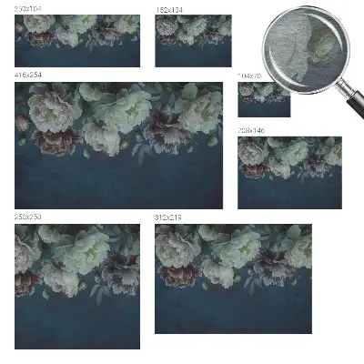 Papier peint photo grand format pour le mur élégance florale