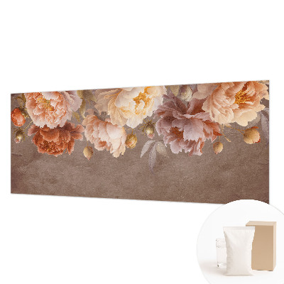 Papier peint panoramique intissé avec un motif floral élégant