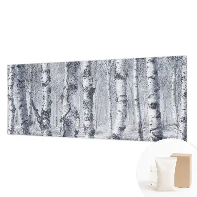 Papier peint panoramique sur mesure avec un motif «Mrazivá príroda» représentant une nature glacée