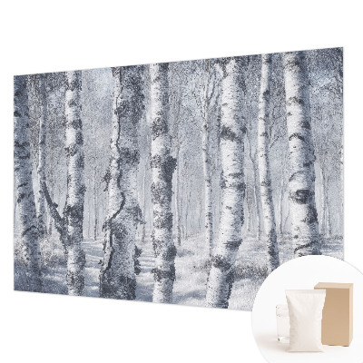 Papier peint panoramique sur mesure avec un motif «Mrazivá príroda» représentant une nature glacée