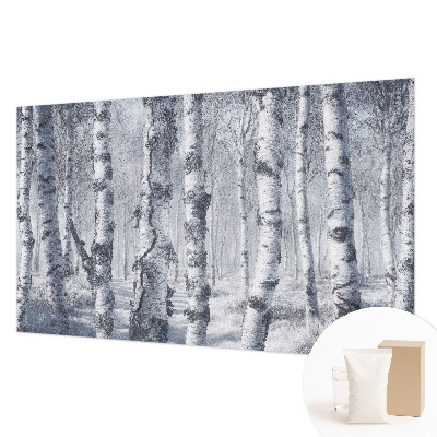 Papier peint panoramique sur mesure avec un motif «Mrazivá príroda» représentant une nature glacée