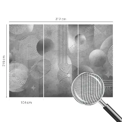Papier peint photographique sur tissu non tissé Élégance abstraite