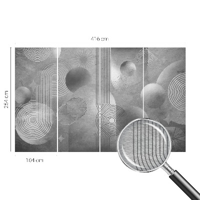 Papier peint panoramique salon Abstraktná elegancia