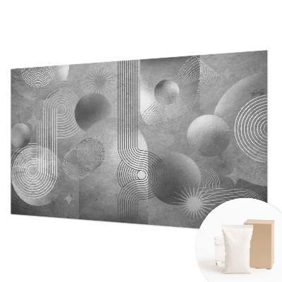 Papier peint panoramique salon zappe d'élégance abstraite pour décoration murale