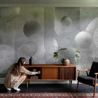 Papier peint photographique sur tissu non tissé Élégance abstraite