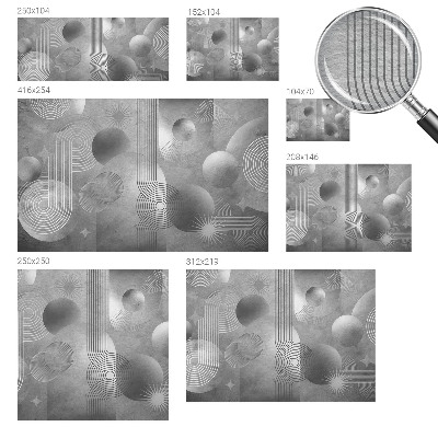 Papier peint panoramique salon Abstraktná elegancia