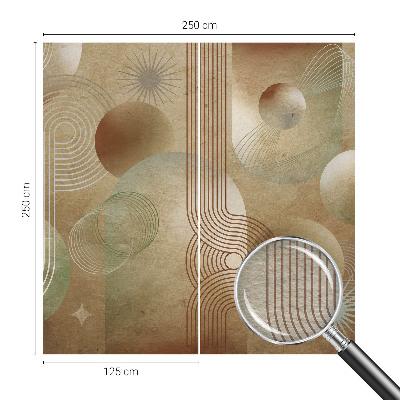 Papier peint panoramique chambre adulte Geometrický vzor