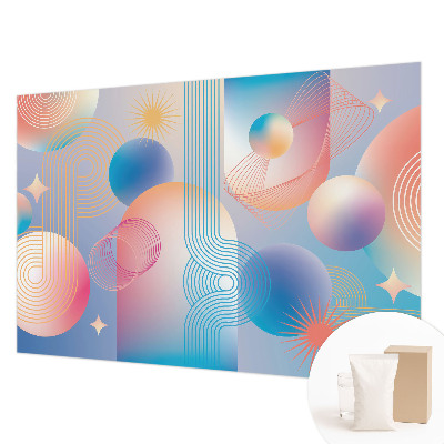 Papier peint panoramique moderne Farebná abstrakcia