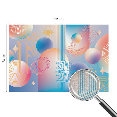 Papier peint panoramique moderne Farebná abstrakcia