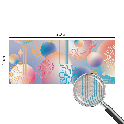 Papier peint panoramique moderne Farebná abstrakcia