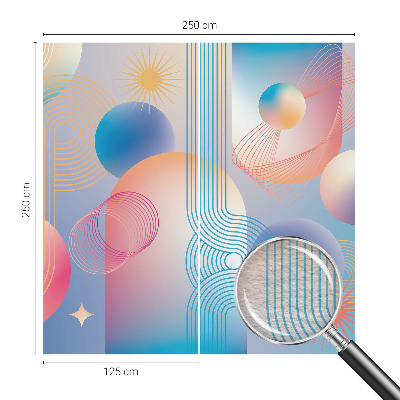 Papier peint panoramique moderne Farebná abstrakcia