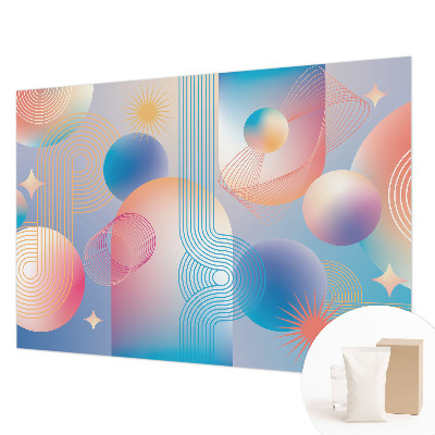 Papier peint panoramique moderne Farebná abstrakcia