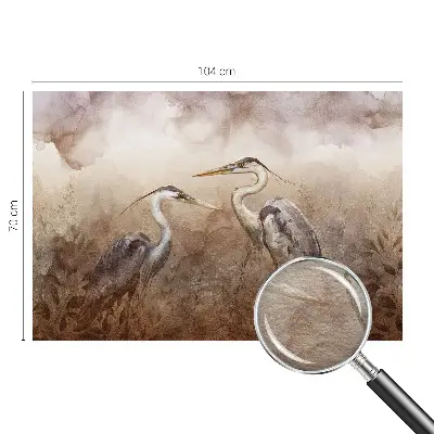 Papier peint photo grand format pour le mur Oiseaux élégants