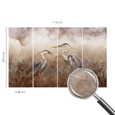 Papier peint panoramique enfant Elegantné vtáky