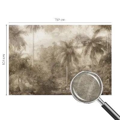 Papier peint photo imprimé sur tissu non tissé Paysage exotique