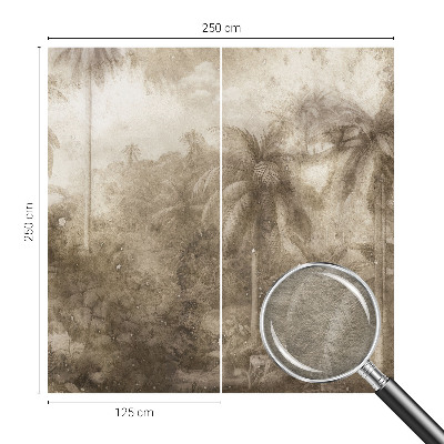 Papier peint panoramique haut de gamme Exotická krajina