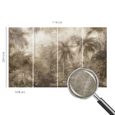 Papier peint panoramique haut de gamme Exotická krajina