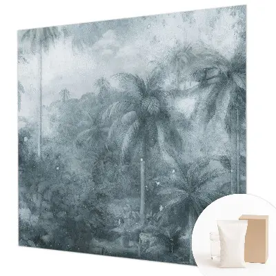 Papier peint photographique sur tissu non tissé végétation tropicale
