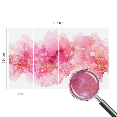 Papier peint intissé imprimé Motif floral