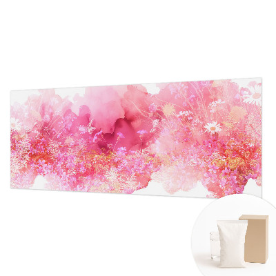 Papier peint panoramique facile à poser avec un motif floral