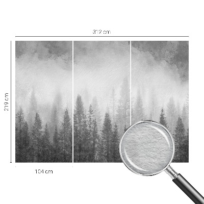 Papier peint photo intissé avec le motif « Lesná hmla »