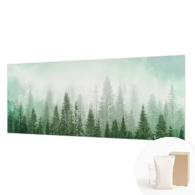 Papier peint photo sur tissu non tissé Loup dans la forêt
