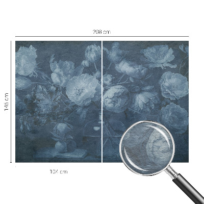 Papier peint photo avec un motif d'arrangement floral