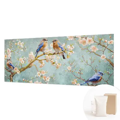 Papier peint photographique intissé oiseaux printaniers