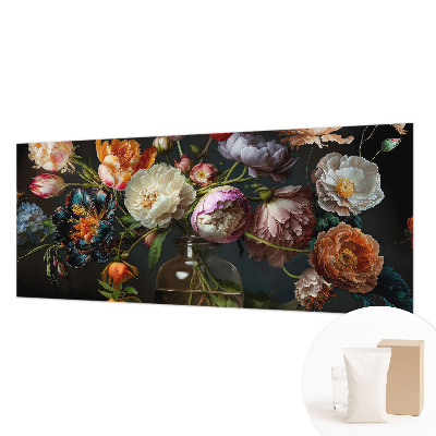 Tapisserie murale avec un motif de bouquet de fleurs